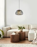 Eglo Hanglamp Ø 37,5cmEncinitos zwart met goud - 99666 - thumbnail