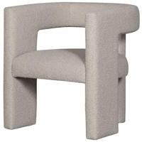 WOOOD Fauteuil 'Tiwa' Bouclé, kleur Beige - thumbnail