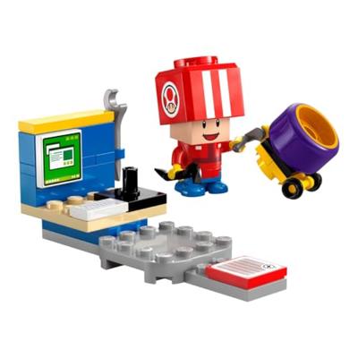 LEGO super mario - mario kart - toad (pitstop) constructiespeelgoed (30702)