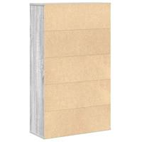 Boekenkast 60x24x101,5 cm bewerkt hout grijs sonoma eikenkleur - thumbnail