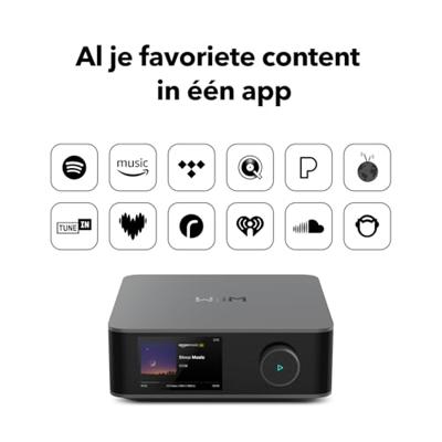WiiM Amp Ultra Streamer/Versterker - Space Grey WiiM Amp Ultra Streamer/Versterker - Space Grey