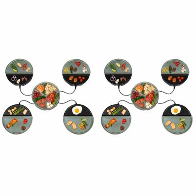 Chef's Dinner Party - Gourmetstel - Glazed Grey - 8 personen - PFAS-vrij Chef's Dinner Party - Gourmetstel - Glazed Grey - 8 personen - PFAS-vrij