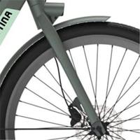 Cortina voorvork e-nite titanic green matt - thumbnail