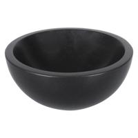 Differnz Ruz Waskom 25cm Rond Basalt Steen Zwart 36.102.08 - thumbnail