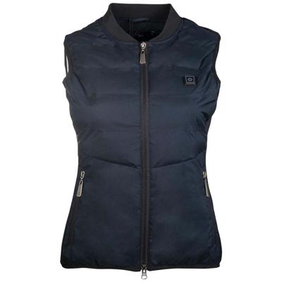HKM Bodywarmer Comfort Temperature Heated donkerblauw maat:l