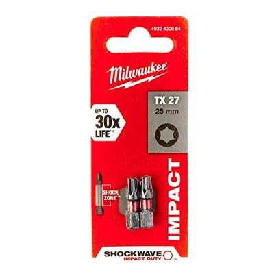 Milwaukee Accessoires Shockwave Gen II TX27 25mm 2stuks - 4932430884