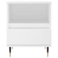 Nachtkastjes 2 st 40x35x50 cm bewerkt hout wit - thumbnail