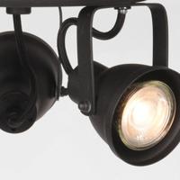 LABEL51 LED Spot 'Max' 3-lichts, kleur Zwart - thumbnail