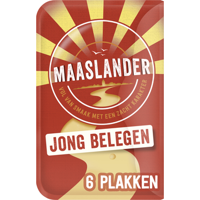 Maaslander Jong Belegen 50+ Kaas Plakken 145 g bij Jumbo - thumbnail