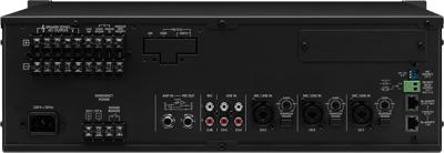 Monacor PA-1240 PA-versterker 240 W 1-kanaals 5 zones
