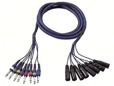 DAP DAP FL62 - 8 XLR male 3P > 8 Jack mono 6 meter