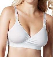 Voedingsbh Positiebh Naadloze BH Wit XL - thumbnail