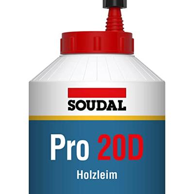 Soudal houtlijm (supersnel) Pro20D, flacon 750gr. - 108767 Soudal houtlijm (supersnel) Pro20D, flacon 750gr. - 108767