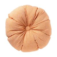 Kussen bloem - oranje - ø42 cm - thumbnail