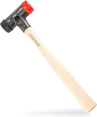 Wiha Kunststof hamer Safety | middelzacht/hard | met hickorysteel | rond-slagkop | 30 mm - 26611 - 26611 - thumbnail