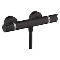 Hansgrohe Opbouw Douchethermostaat Ecostat Comfort Mat Zwart - thumbnail