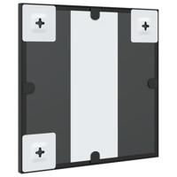 VidaXL Wandspiegel vierkant 30x30 cm ijzer zwart - thumbnail