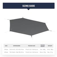 Sea to summit Telos Footprint Tentgrondzeil Charcoal 2 - thumbnail