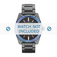 Diesel horlogeband DZ5347 Roestvrij staal (RVS) Zwart 22mm - thumbnail