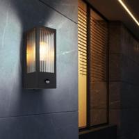 Globo WandlampGundula met sensor geribbeld glas - 31980S - thumbnail