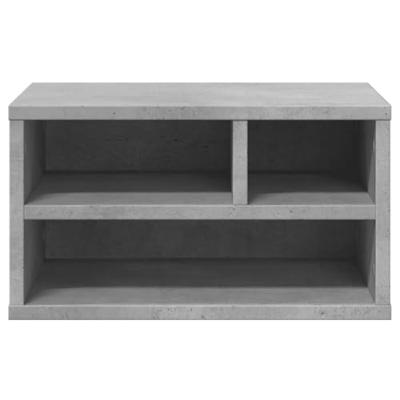 VidaXL Printerkastje 40x32x22,5 cm bewerkt hout betongrijs - thumbnail