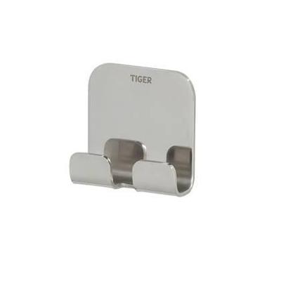 Tiger colar haak dubbel rvs