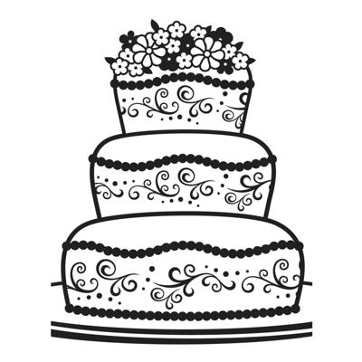 Vaessen Creative • embossing folder fancy cake