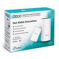 TP-Link Deco WiFi Mesh AC 1200 Mbps Deco M3 (2 pack) wifi-systeem voor het hele huis - 260 m² wifi-dekking, 2 gigabit-poorten, kinderbeveiliging, compatibel met alle zwart/witte vezelboxen - thumbnail