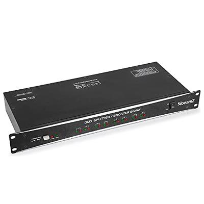 BeamZ 8-weg DMX splitter & booster 19 inch 1HE BeamZ 8-weg DMX splitter & booster 19 inch 1HE