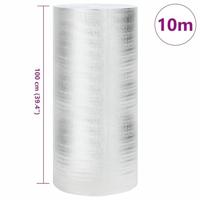 VidaXL Radiatorfolie zilver 10 x 1 m polyetheen - thumbnail