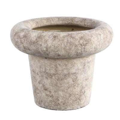 PTMD bloempot relandi xl grijs 35 cm | 2 stuks