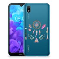 Huawei Y5 (2019) Telefoonhoesje met Naam Boho Dreamcatcher - thumbnail