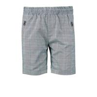 Retour Denim geruite regular fit short Jody grijs/wit - thumbnail