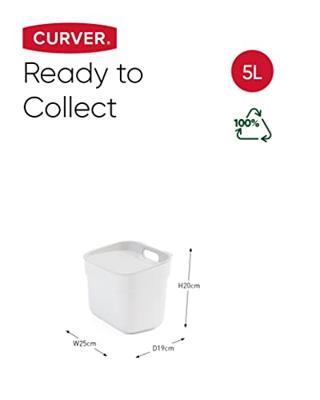 Curver ready to collect prullenbak GFT 5 liter