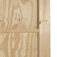 Schuifdeur met Hardware Set 'ORKDAL'van Massief Vurenhout - thumbnail