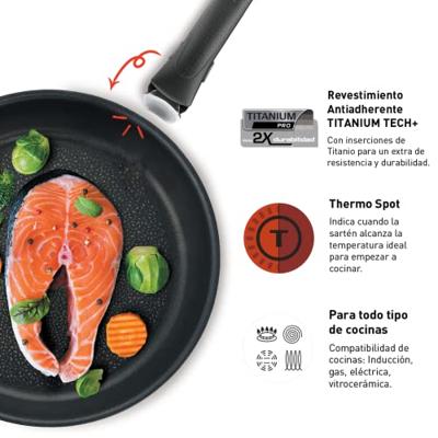 Tefal L65033 Ingenio Expertise Hapjespan 26 cm Zwart Tefal L65033 Ingenio Expertise Hapjespan 26 cm Zwart
