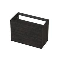 INK - Onderkast 2L A-sym Decor Tbv Grepen - 900x450x650 Mm - Houtskool Eiken - thumbnail