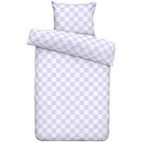 Dekbedovertrek Stella - lila - 140x200/220 cm - Leen Bakker - thumbnail