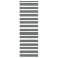 VidaXL Zebra rolgordijn 90x200 cm stofbreedte 85,9 cm donkergrijs - thumbnail