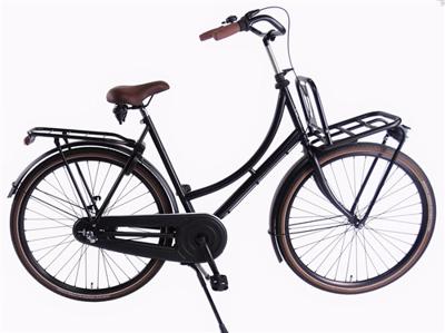 Aldo 28 inch omafiets cargo 57cm 3v mat zwart