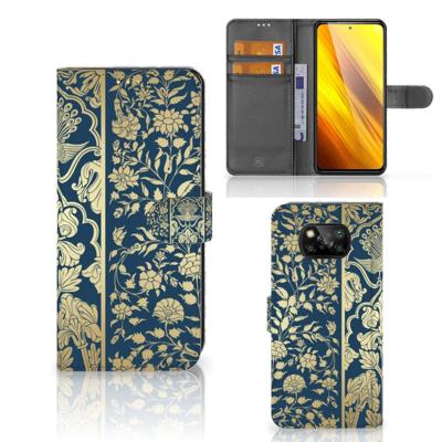 Xiaomi Poco X3 | Poco X3 Pro Hoesje Beige Flowers Xiaomi Poco X3 | Poco X3 Pro Hoesje Beige Flowers