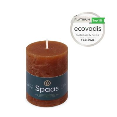 Kaars rustiek 70/95 mm bordeaux Spaas - Spaas Kaars rustiek 70/95 mm bordeaux Spaas - Spaas