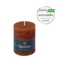 Kaars rustiek 70/95 mm bordeaux Spaas - Spaas - thumbnail