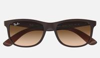 Zonnebril Ray-Ban ANDY 0RB4202 607313 55 Mat Bruin - thumbnail