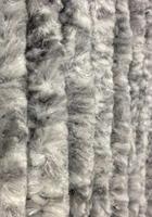 Kattenstaart vliegengordijn 90x220 grijs gevlamd - thumbnail