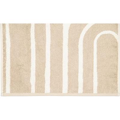 Cawö Cawo Gallery circle Douchelaken 70x140 natur