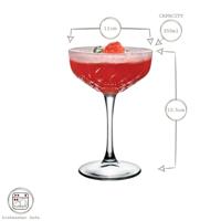 Timeless Champagnecoupe 25.5 cl 4 Stuks Transparant - thumbnail