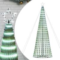 LED-kerstboom 1028 LEDs koud wit 403 cm - thumbnail