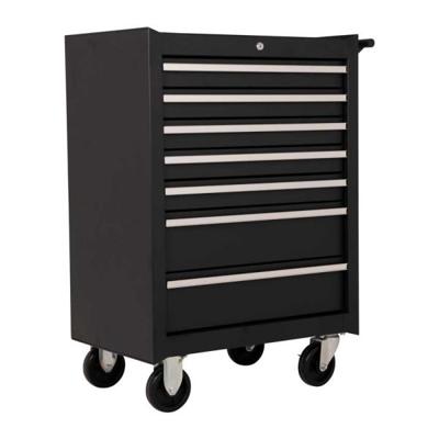 Gereedschapswagen 7 laden zwart