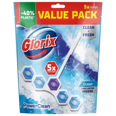 Glorix Glorix Power 5 Ocean Toiletblokken 5 stuks